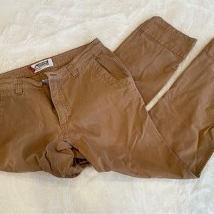 Mountain Khakis Pants. Slim Fit. 36x32. Tear in back right pocket